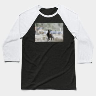 harness horse cart racing 03 Baseball T-Shirt